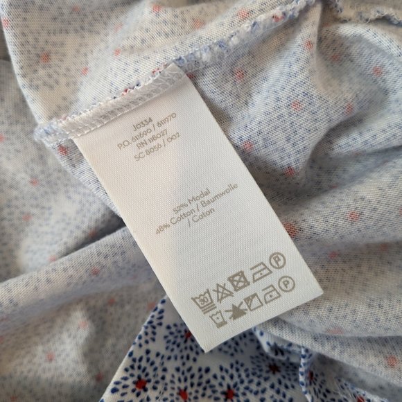 ⭐ Boden Penelope Cotton Modal Jersey Dot Print Dress Size 12R - Picture 15 of 15